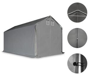 Namiot magazynowy, PVC, 3 x 6 m, szary