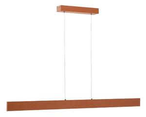 Lampa wisząca LED w kolorze terakoty z metalowym kloszem Boadella – Kave Home