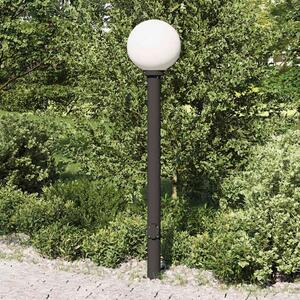 Słupek oświetleniowy z gniazdem 120 cm Czarny IP44