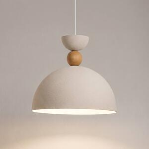 Lampa wisząca Kure Opviq, możliwość ściemniania, kremowy / amber, salon / jadalnia, metal