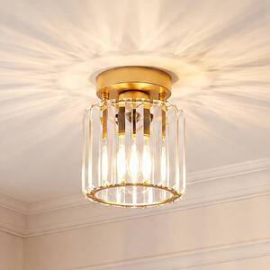Lampa sufitowa Yakops Opviq, możliwość ściemniania, mosiężny / złoty, salon / jadalnia, szkło