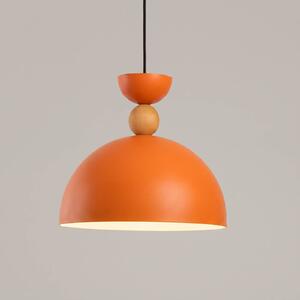 Lampa wisząca Kure Opviq, możliwość ściemniania, żółty / pomarańczowy, salon / jadalnia, metal
