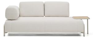 Beżowa sofa modułowa z tkaniny szenilowej 220 cm Compo – Kave Home