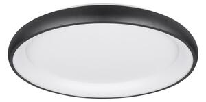 Czarna lampa sufitowa LED ze ściemniaczem Cardona – Trio