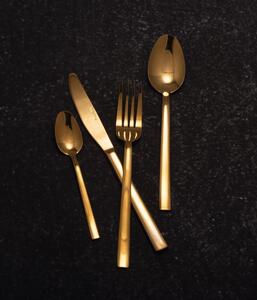 Sztućce ze stali nierdzewnej w kolorze złota zestaw 16 szt. Mikasa Diseno – Kitchen Craft