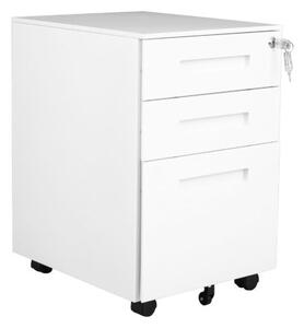 Zestaw: Biurko Alto 102 White + kontenerek