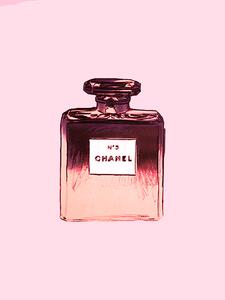 Ilustracja Chanel No 5 pink, Finlay & Noa