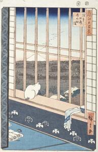 Reprodukcja Asakusa Rice Fields and Festival of Torinomachi, Ando or Utagawa Hiroshige