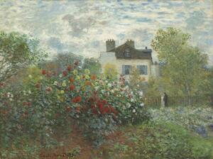 Reprodukcja The Artist's Garden in Argenteuil 1873, Claude Monet