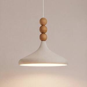 Lampa wisząca Eysan Opviq, możliwość ściemniania, kremowy / amber, salon / jadalnia, metal, skandynawski