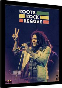 Oprawiony Obraz Bob Marley - Roots Rock Reggae