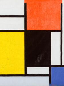 Reprodukcja Composition with red, Piet Mondrian