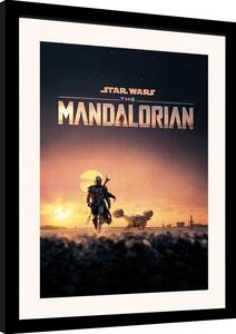 Oprawiony Obraz Star Wars The Mandalorian