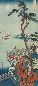 Reprodukcja A True Mirror of Chinese and Japanese Poems, Hokusai, Katsushika