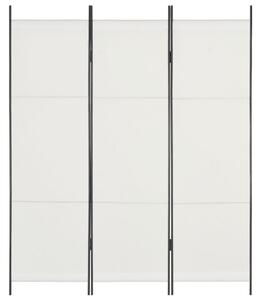Parawan 3-panelowy, biały, 150 x 180 cm