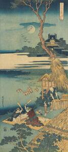 Reprodukcja Print from the series 'a True Mirror of Chinese and Japanese Poems, Hokusai, Katsushika