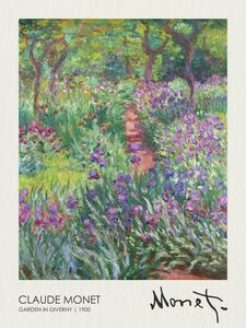 Reprodukcja The Artist s Garden in Giverny 1900, Claude Monet