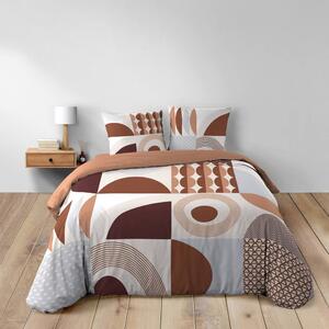 Bawełniana pościel dwuosobowa w kolorze terakoty 240x220 cm Gemma – douceur d'intérieur