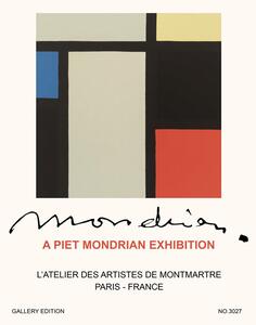 Reprodukcja Illustration Special Edition Piet Mondrain Exhibition No 3027 - Piet Mondrian