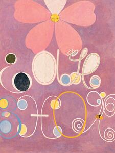 Reprodukcja The 10 Largest No 5 Purple Abstract - Hilma af Klint