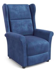 Fotel AGUSTIN 2 VELVET granatowy rozkÅadany