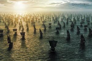 Druk artystyczny Game of Thrones - Targaryen's ship army