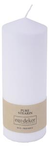 Biała świeczka Eco candles by Ego dekor Top, 30 h