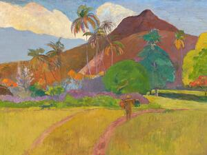 Reprodukcja Bright Tahitian Landscape, Paul Gauguin