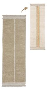 Beżowy bawełniany chodnik 80x230 cm Duetto Sage – Lorena Canals