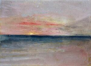 Reprodukcja Sunset, Turner, Joseph Mallord William