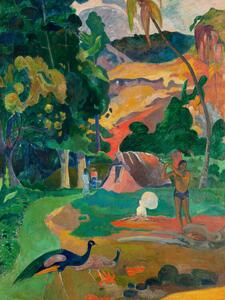 Reprodukcja Landscape with Peacocks, Paul Gauguin