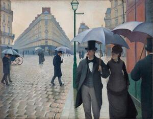 Reprodukcja Paris Street Rainy Day 1877, Caillebotte, Gustave