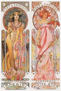 Reprodukcja Mo t Chandon Champagne, Alfons Mucha