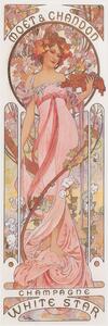 Reprodukcja Mo t Chandon White Star Champagne, Alfons Mucha