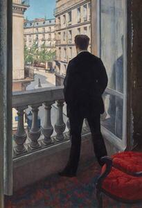 Reprodukcja Man at the Window 1875, Caillebotte, Gustave