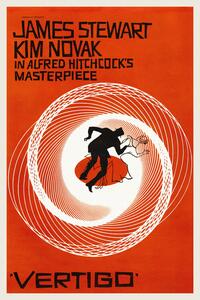 Ilustracja Vertigo Alfred Hitchcock