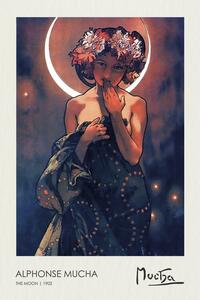 Reprodukcja The Moon The Moon and The Stars Series 1902, Alphonse Mucha