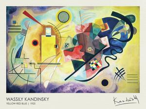 Reprodukcja ty Czerwony Niebieski, Wassily Kandinsky