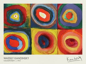 Reprodukcja Colour Study I 1913, Wassily Kandinsky