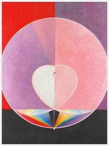 Reprodukcja The Dove No 2 Rainbow Abstract Heart - Hilma af Klint