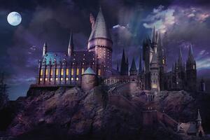 Druk artystyczny Harry Potter - Hogwarts night