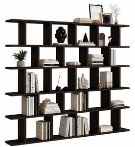 Duży regał biblioteczka w stylu nowoczesnym wenge S5-W04