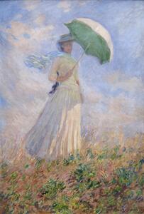 Reprodukcja Woman with a Parasol turned to the Right 1886, Claude Monet