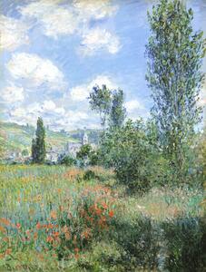 Reprodukcja View of Vetheuil 1880, Claude Monet