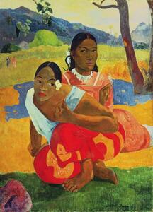 Reprodukcja Nafea Faaipoipo When are you Getting Married 1892, Gauguin, Paul