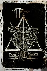 Druk artystyczny Harry Potter - Deathly Hallows Graphic