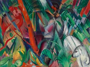 Reprodukcja In the Rain, Franz Marc