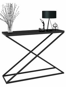 Czarna konsola w stylu loft T7-W68