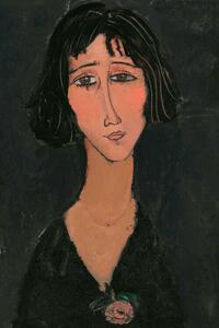 Reprodukcja Margherita Jeune Femme a la Rose, Amedeo Modigliani