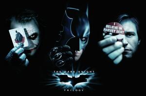 Druk artystyczny The Dark Knight Trilogy - Trio